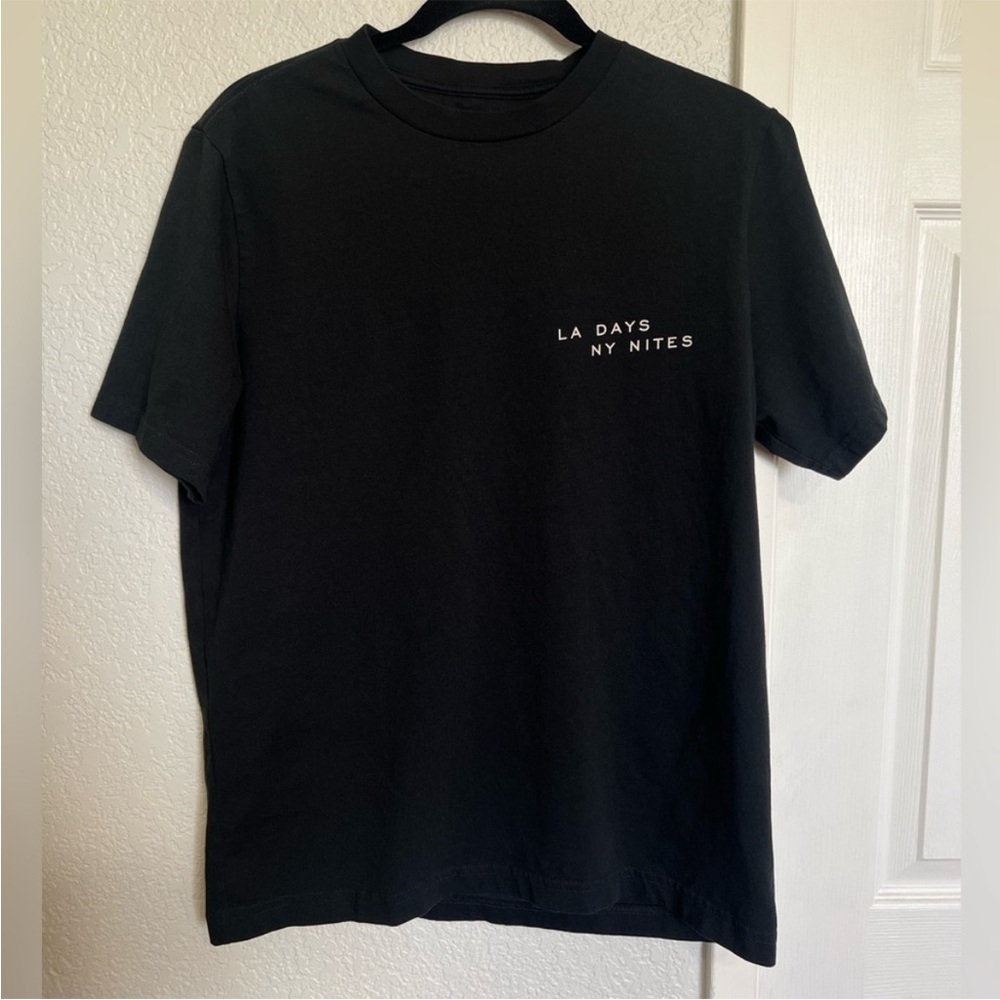 AYR Black T-Shirt "LA Days NY Nites"